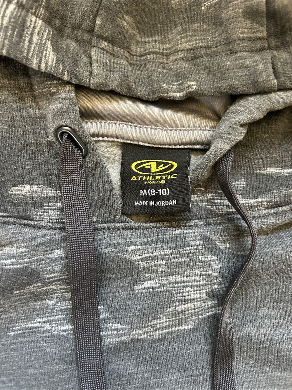 Athletic Works Black Camo Sweatpants and Sweatshirt Set - Picture 2 of 7